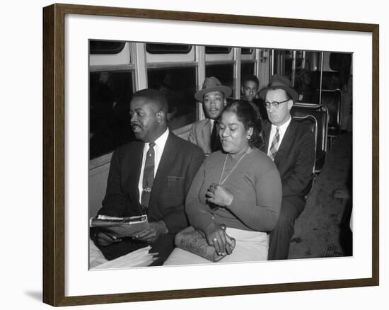 MLK Abernathy Ride Bus 1956-Harold Valentine-Framed Photographic Print