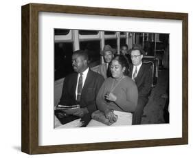 MLK Abernathy Ride Bus 1956-Harold Valentine-Framed Photographic Print