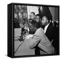 MLK Freedom Rides 1961-RWT-Framed Stretched Canvas