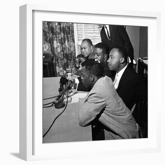 MLK Freedom Rides 1961-RWT-Framed Photographic Print