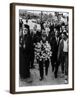 MLK Leads March for Slain Unitarian Minister 1965-null-Framed Premium Photographic Print