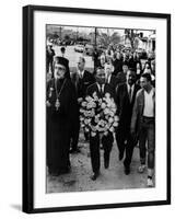 MLK Leads March for Slain Unitarian Minister 1965-null-Framed Premium Photographic Print