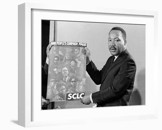 MLK Poor Peoples Campaign Poster 1968-Horace Cort-Framed Premium Photographic Print