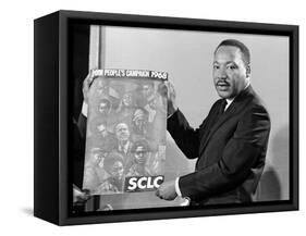 MLK Poor Peoples Campaign Poster 1968-Horace Cort-Framed Stretched Canvas