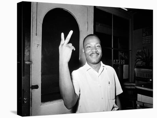 MLK St Augustine Boycott 1964-null-Stretched Canvas