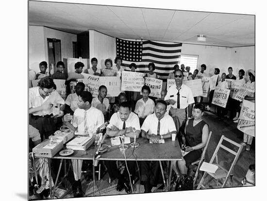 MLK St Augustine Boycott 1964-null-Mounted Photographic Print