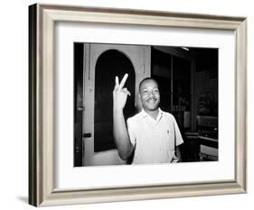 MLK St Augustine Boycott 1964-null-Framed Photographic Print