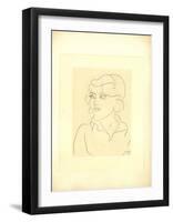 Mlle Annelies Nelck-Henri Matisse-Framed Premium Edition