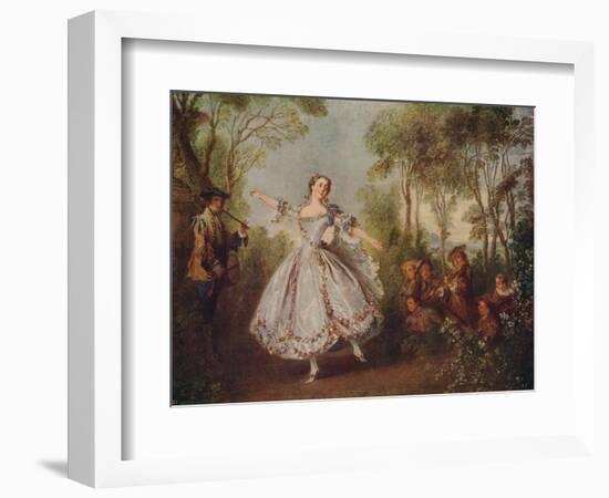 'Mlle. Camargo Dancing', 1730, (c1915)-Nicolas Lancret-Framed Giclee Print