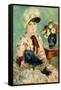 Mlle Charlotte Berthier. Dated: 1883. Dimensions: overall: 92.1 x 73 cm (36 1/4 x 28 3/4 in.) f...-Auguste Renoir-Framed Stretched Canvas