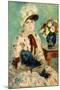 Mlle Charlotte Berthier. Dated: 1883. Dimensions: overall: 92.1 x 73 cm (36 1/4 x 28 3/4 in.) f...-Auguste Renoir-Mounted Poster