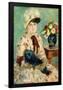 Mlle Charlotte Berthier. Dated: 1883. Dimensions: overall: 92.1 x 73 cm (36 1/4 x 28 3/4 in.) f...-Auguste Renoir-Framed Poster