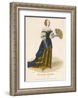 Mlle d' Hautefort-Louis-Marie Lante-Framed Premium Giclee Print