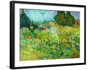 Mlle. Gachet dans son jardin a Auvers-sur-Oise (1890). Oil on canvas 46 x 55.5 cm R.F. 1954-13.-Vincent van Gogh-Framed Giclee Print