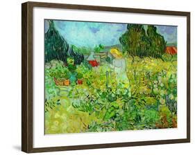 Mlle. Gachet dans son jardin a Auvers-sur-Oise (1890). Oil on canvas 46 x 55.5 cm R.F. 1954-13.-Vincent van Gogh-Framed Giclee Print