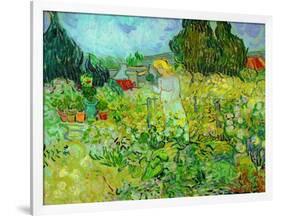 Mlle. Gachet dans son jardin a Auvers-sur-Oise (1890). Oil on canvas 46 x 55.5 cm R.F. 1954-13.-Vincent van Gogh-Framed Giclee Print