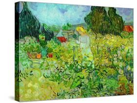 Mlle. Gachet dans son jardin a Auvers-sur-Oise (1890). Oil on canvas 46 x 55.5 cm R.F. 1954-13.-Vincent van Gogh-Stretched Canvas