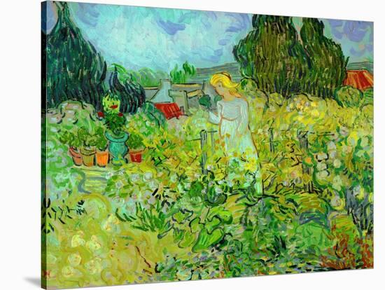 Mlle. Gachet dans son jardin a Auvers-sur-Oise (1890). Oil on canvas 46 x 55.5 cm R.F. 1954-13.-Vincent van Gogh-Stretched Canvas