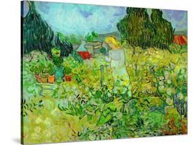 Mlle. Gachet dans son jardin a Auvers-sur-Oise (1890). Oil on canvas 46 x 55.5 cm R.F. 1954-13.-Vincent van Gogh-Stretched Canvas