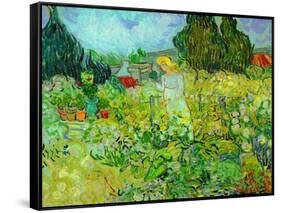 Mlle. Gachet dans son jardin a Auvers-sur-Oise (1890). Oil on canvas 46 x 55.5 cm R.F. 1954-13.-Vincent van Gogh-Framed Stretched Canvas