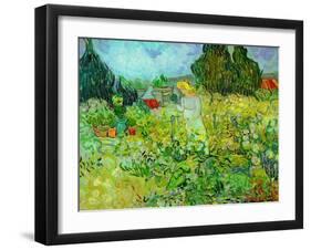 Mlle. Gachet dans son jardin a Auvers-sur-Oise (1890). Oil on canvas 46 x 55.5 cm R.F. 1954-13.-Vincent van Gogh-Framed Giclee Print