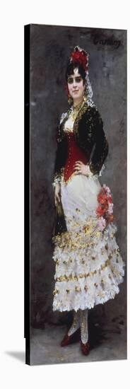 Mlle Galli-Marie in the Role of Carmen, 1884-Henri Lucien Doucet-Stretched Canvas