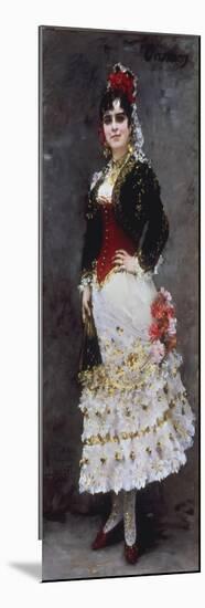 Mlle Galli-Marie in the Role of Carmen, 1884-Henri Lucien Doucet-Mounted Giclee Print