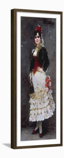 Mlle Galli-Marie in the Role of Carmen, 1884-Henri Lucien Doucet-Framed Premium Giclee Print