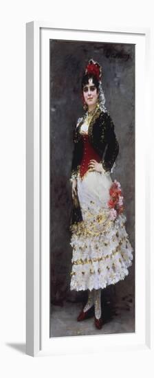 Mlle Galli-Marie in the Role of Carmen, 1884-Henri Lucien Doucet-Framed Premium Giclee Print