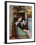 Mlle. Guillaumin Reading, 1907-Armand Guillaumin-Framed Giclee Print