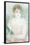 Mlle. Jeanne Samary. Date/Period: 1873/1883. Width: 47.7 cm. Height: 69.7 cm.-Pierre-Auguste Renoir-Framed Poster