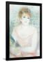 Mlle. Jeanne Samary. Date/Period: 1873/1883. Width: 47.7 cm. Height: 69.7 cm.-Pierre-Auguste Renoir-Framed Poster
