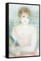 Mlle. Jeanne Samary. Date/Period: 1873/1883. Width: 47.7 cm. Height: 69.7 cm.-Pierre-Auguste Renoir-Framed Stretched Canvas