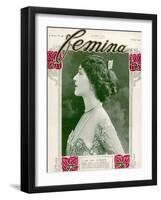 Mlle Lina Cavalieri-null-Framed Art Print