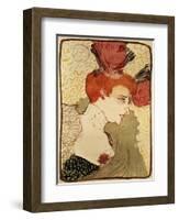 Mlle. Marcelle Lender, 1895-Henri de Toulouse-Lautrec-Framed Giclee Print