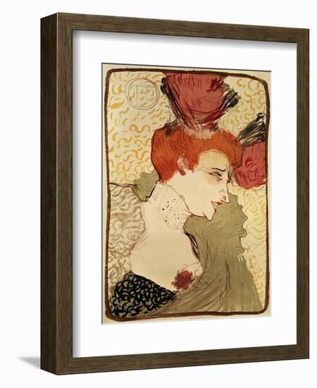 Mlle. Marcelle Lender, 1895-Henri de Toulouse-Lautrec-Framed Giclee Print