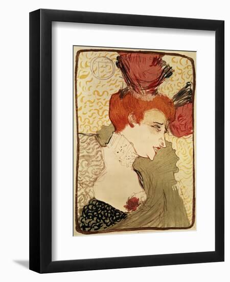 Mlle. Marcelle Lender, 1895-Henri de Toulouse-Lautrec-Framed Giclee Print