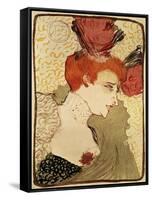 Mlle. Marcelle Lender, 1895-Henri de Toulouse-Lautrec-Framed Stretched Canvas