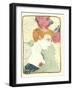 Mlle. Marcelle Lender En Buste-Henri de Toulouse-Lautrec-Framed Giclee Print