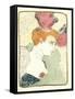 Mlle. Marcelle Lender En Buste-Henri de Toulouse-Lautrec-Framed Stretched Canvas