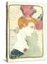 Mlle. Marcelle Lender En Buste-Henri de Toulouse-Lautrec-Stretched Canvas