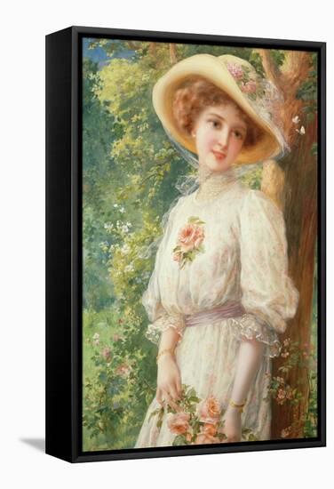 Mlle Printemps, 1910-Emile Vernon-Framed Stretched Canvas