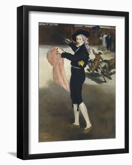 Mlle Victorine Meurent in the Costume of an Espada, 1862-Edouard Manet-Framed Art Print