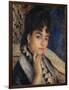 Mme. Alphonse Daudet, Nee Julie Allard, (1844-1940), Wife of the Poet, 1876-Pierre-Auguste Renoir-Framed Giclee Print