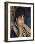 Mme. Alphonse Daudet, Nee Julie Allard, (1844-1940), Wife of the Poet, 1876-Pierre-Auguste Renoir-Framed Giclee Print
