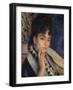 Mme. Alphonse Daudet, Nee Julie Allard, (1844-1940), Wife of the Poet, 1876-Pierre-Auguste Renoir-Framed Giclee Print