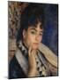 Mme. Alphonse Daudet, Nee Julie Allard, (1844-1940), Wife of the Poet, 1876-Pierre-Auguste Renoir-Mounted Giclee Print