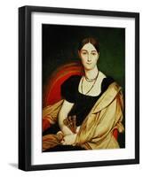 Mme. Antonia De Vaucay, 1807-Jean-Auguste-Dominique Ingres-Framed Giclee Print