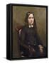 Mme Bison, 1852-Jean-Baptiste-Camille Corot-Framed Stretched Canvas