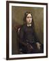 Mme Bison, 1852-Jean-Baptiste-Camille Corot-Framed Premium Giclee Print